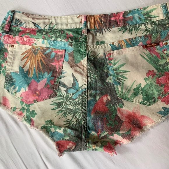 ZARA TROPICAL SUMMER SHORTS SIZE 8 - Picture 4 of 7